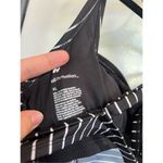 All In Motion  Black And White Striped Swimsuit Tank Top Woman’s Size XL Photo 6