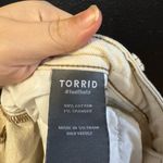 Torrid  Cream Button-Front Denim Skirt Size 20 Photo 4