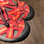 Keen  red & orange closed toe athletic size 8 sandals Photo 2