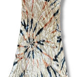 Free People Serious Swagger Tie Dye Crushed Velvet Midi Skirt Elastic Waist L Photo 0