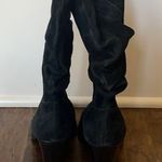 Alfani Black suede slouched boot Photo 3