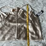 Lulus  Women’s Hold Onto Love Beige Satin Cowl Neck Cami Tank Top size XL Photo 7