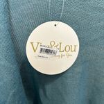 Viv & Lou dusty blue Lindsey Top one size Photo 4