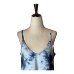 Z Supply  Dress Women Large Blue Tie Dye‎  Kona Cloud Print Mini NWT Athleisure Photo 3