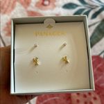 Panacea 2 Set Mama “Ma” Diamond Stud Earrings Gold Photo 0