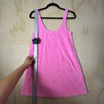 ZARA Women’s Pink Terrycloth Dress Size Medium Beach Comfy Mini Coverup Photo 1