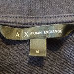 Armani Exchange A|X Logo Sweatshirt Blue Crewneck Pullover Cotton Blend Medium Photo 1
