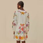 Farm Rio  Off-White Floral Insects Mini Dress XL Photo 8