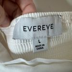 Evereve  Emmie Ruched White Pockets Midi dress large Photo 3