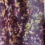 Purple floral circle scarf Photo 1