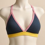 Jessica Simpson Women's Chop & Change X Back Full Support Triangle Bikini Top L Photo 0