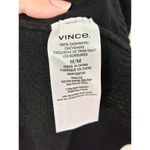 Vince  100% Cashmere Long Sleeve Scoop Neck Cropped Sweater Black Women's Size M Photo 3