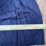 Christian Dior Vintage  Navy Blue White Dot Pencil Mini Skirt Size‎ 4 Photo 6