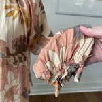 VICI Tomar Floral Peasant Top Terracotta Mocha Ivory S Photo 4