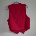 Vintage red denim studded vest Red Size L Photo 3