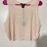 Sincerely Jules Womens Crop Top Embellish Size XL Tan Photo 1