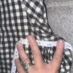 J. Jill Button Shirt and Oversized Dress Shirt Gingham Bundle Black Size M Photo 4