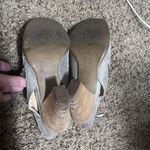 Paul Green  Women's Cayanne Silver Leather Peep Toe Boot Sandal Size US 5.5 UK 3 Photo 5