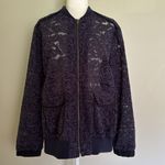 Elevenses Elevenes Anthropologie Lace Zipper Front Jacket Photo 0
