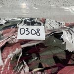 Rachel Roy  Size L Pants Floral Linen Blend Pull On Straight Wide Leg Waist Tie Photo 10