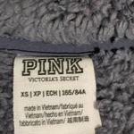 PINK - Victoria's Secret  Sherpa teddy half zip Gray can Photo 5