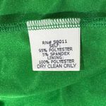 David Meister  Green Cross Front Green Dress Women’s 2 Photo 1