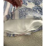 Lovers + Friends  Cassidy Mini Dress Bella Scarf Print V-Neck Blue White Sz XS Photo 7