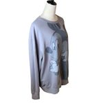 Disney Parks Mickey Mouse Magic Kingdom Women XL Sweatshirt Pullover Gray Unisex Photo 3