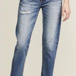NWOT MOUSSY VINTAGE Kelley Tapered Distressed Jeans In Blue Size 24 Photo 0