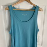 Soft Surroundings Teal NEW Sleeveless Santiago Dress Size PXL feminine chic Photo 3