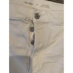 Old Navy  SKY-HI Bermuda Stretch Cream Colored Denim Jean Shorts‎  Plus Size 22 Photo 1