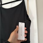 Yogalicious  Lux Black Rib Scarlett Flare Jumpsuit size L Photo 5