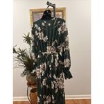 MiSC Elevated Basics Women Cap Long Sleeve V Neck Dress SM Belted Elastic Waist Photo 8