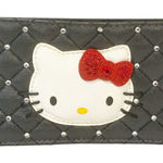 Swavorski Swarovski Crystal Hello Kitty Black Credit Card Case Wallet Photo 0