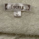 Decree  Snowdrift Super Soft Sparkly Long Sleeve Cropped Sweater Photo 3