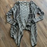 Sun & Shadow  Aztec Open Front Cardigan Sweater S Photo 1