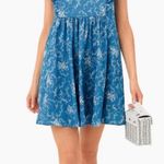 Tuckernuck Chambray Vine Floral Gabi Mini Dress Hyacinth House Photo 0