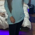 Super Oversized Dressy Top Blue Photo 0