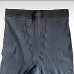 SKIMS  Cotton Ribbed Leggings Black Soot Womens Size Large Photo 4