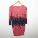 Princess Vera Wang Pullover Sweater Dress Pink falling letter graphic design S Photo 9