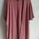 Forever 21 💗F21 Pink Lightweight Knit Open-Front Cardigan Photo 0