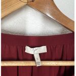 Joie  Molly Silk Mini Dress Small S Dark Red Faux Wrap Photo 2