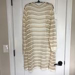 Listicle  Neutral Cardigan Duster Women's M/L Open Knit Mohair‎ Polyester Boho Photo 2