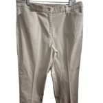 Jones New York Women's Beige Dress Khaki Pants Size 16 Straight Leg Casual Photo 3