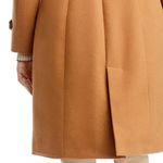 Norwegian Wool Notch Collar Double Breasted Coat, Camel Size XL New w/Tag $1,795 Tan Photo 7