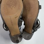 Vince Camuto Shoes Womens Size 8.5 Gray Achika Suede Strappy Heels High Heel Photo 3