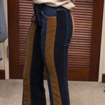 Chloé Cropped Corduroy-paneled High-rise Flare Jeans Photo 2