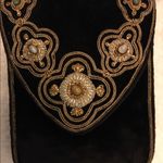 Black Velvet Vintage evening Bag Photo 7