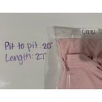 Brooks Brothers  Women 10 Button Up Shirt Pink Stripe Long Sleeve Fitted Stretch Photo 3