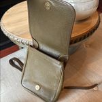 Mark Cross Vintage Mini Green Khaki Leather Crossbody Bag Photo 8